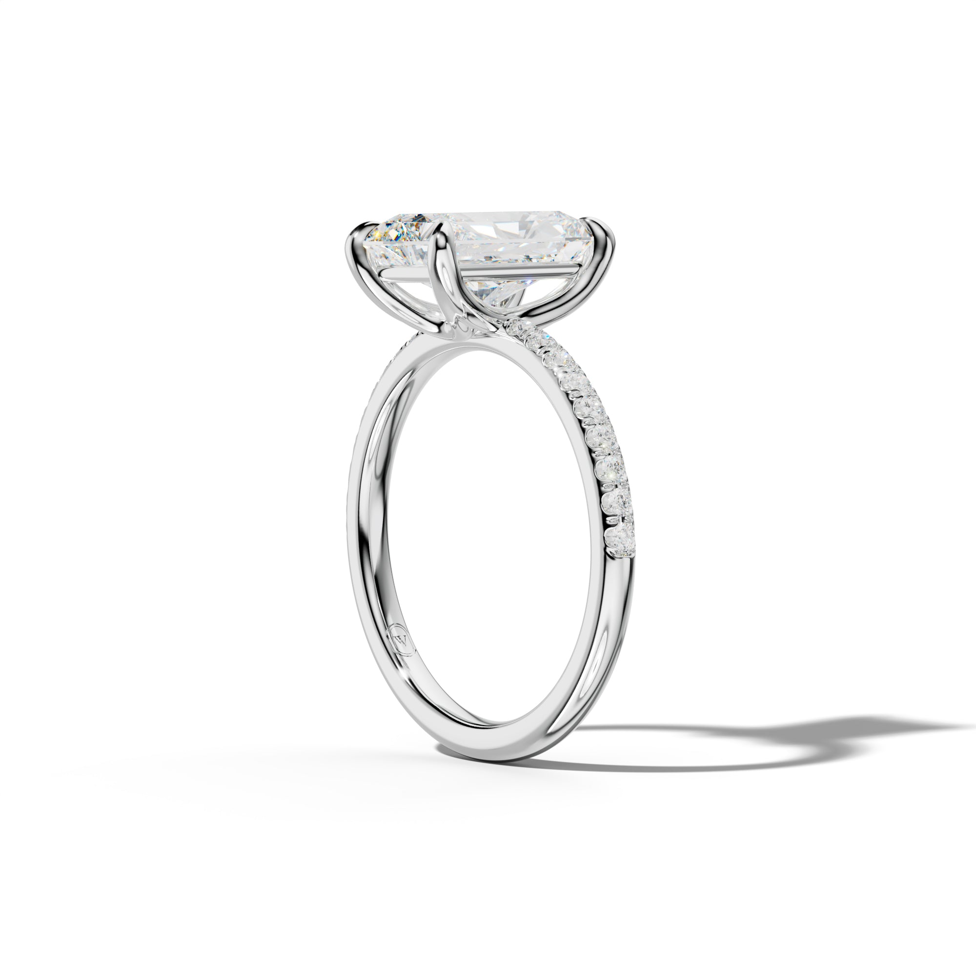 Serena Radiant Diamond Engagement Ring