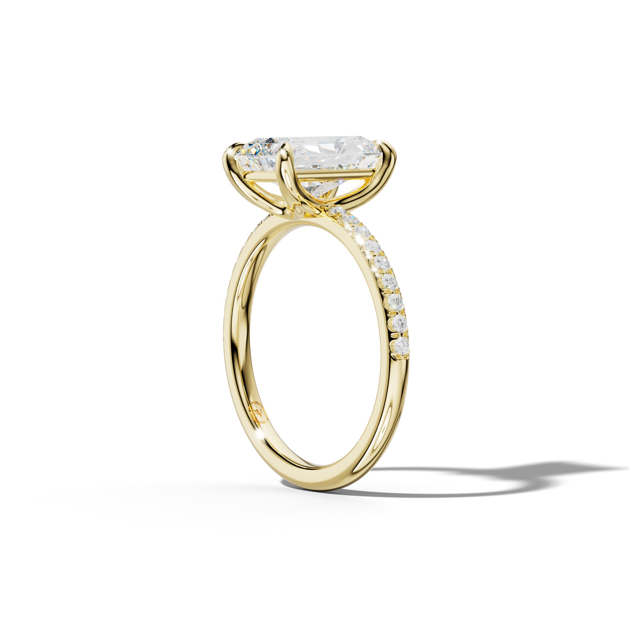 Serena Radiant Diamond Engagement Ring