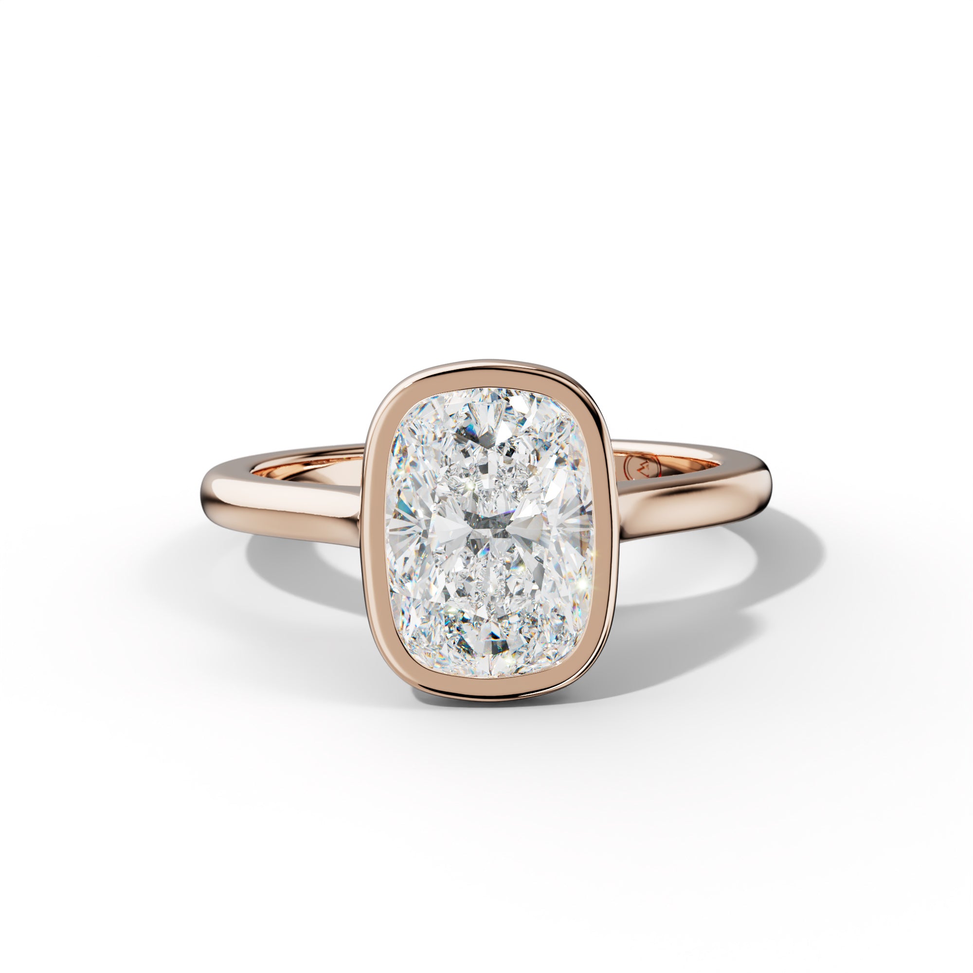 Nova Elongated Cushion Diamond Engagement Ring