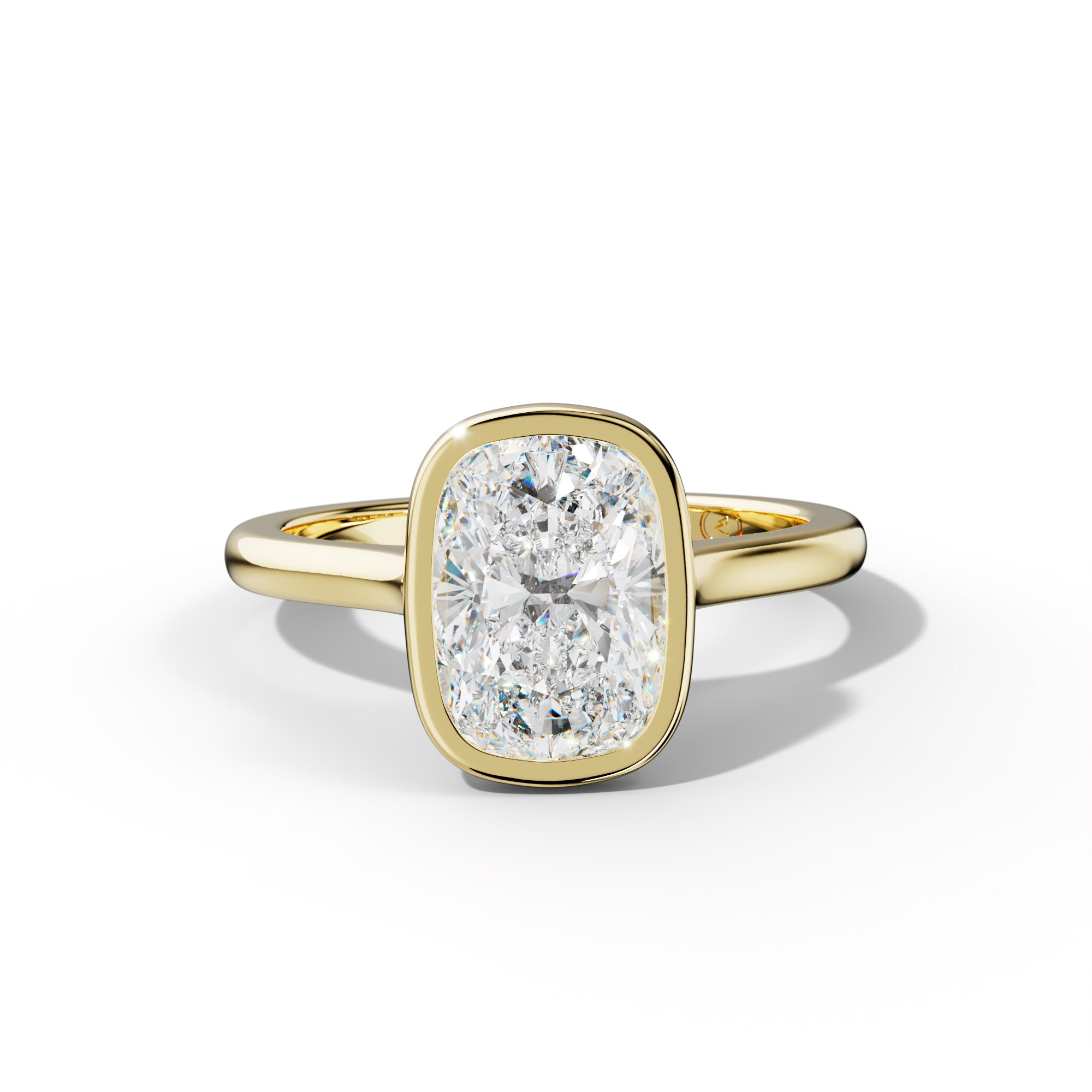 Nova Elongated Cushion Diamond Engagement Ring