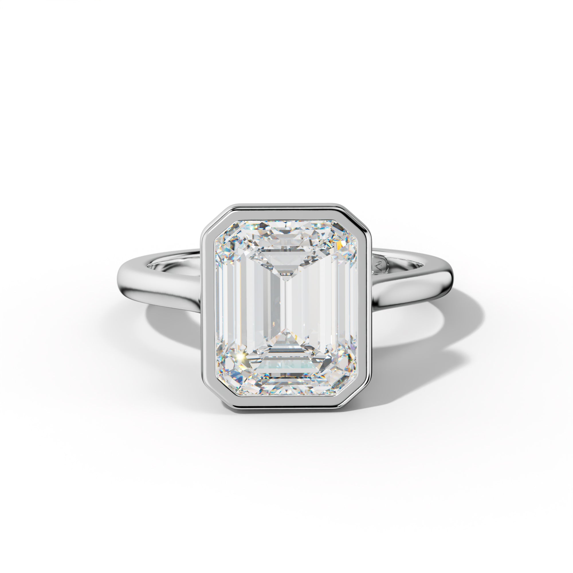 Nova Emerald Cut Engagement Ring