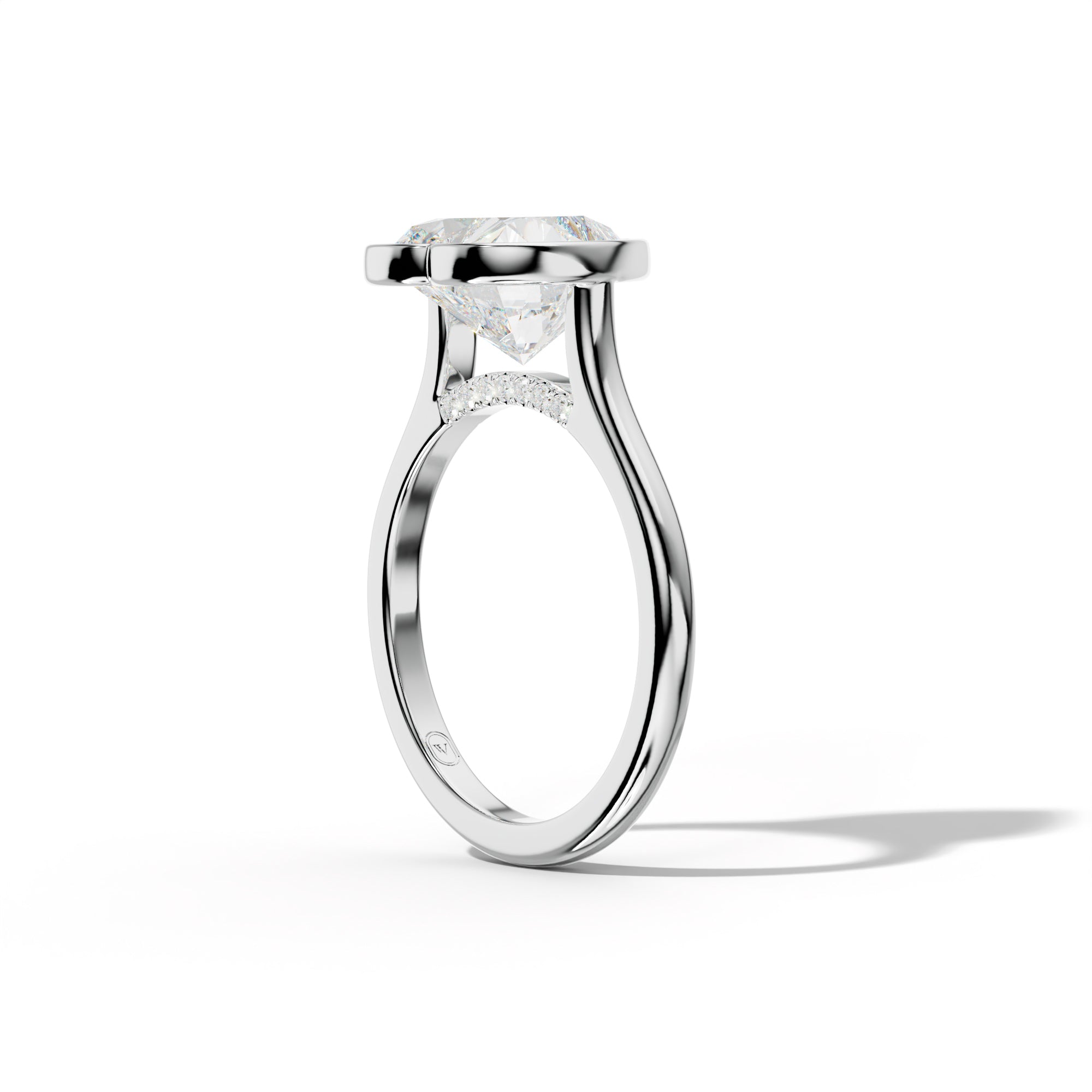 Nova Heart Diamond Engagement Ring