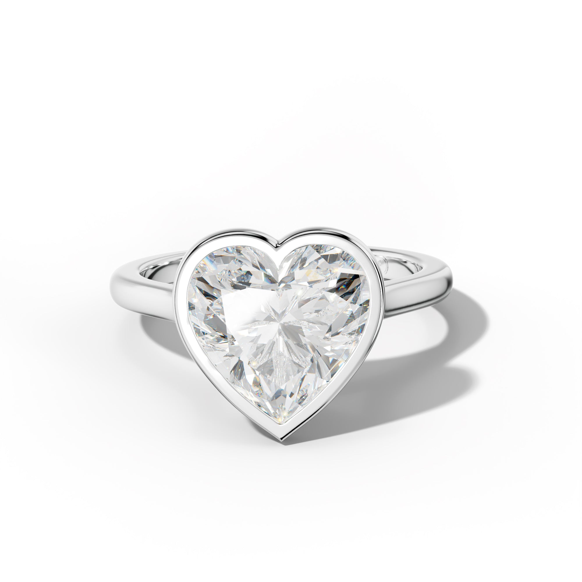 Nova Heart Diamond Engagement Ring