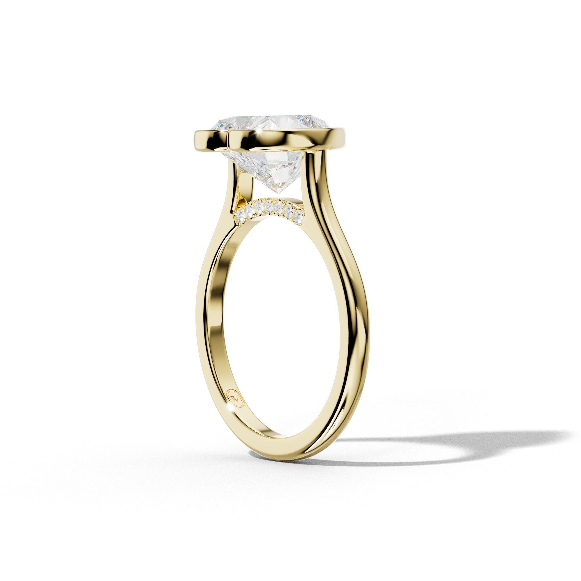 Nova Heart Diamond Engagement Ring