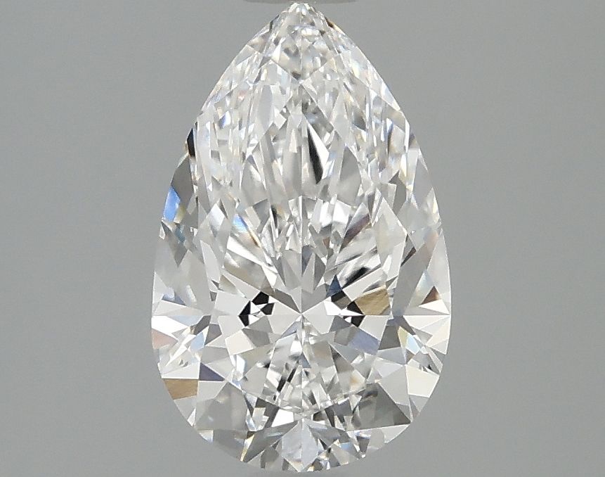 1.58 Carat E-VVS2 Pear Lab Diamond