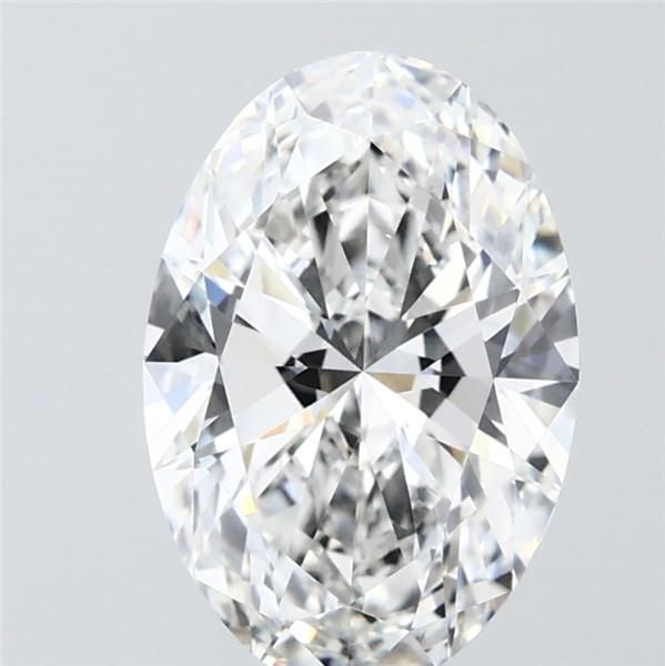 2.56 Carat F-VVS2 Oval Lab Diamond