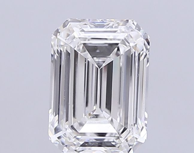 3.93 Carat F-VS1 Emerald Lab Diamond