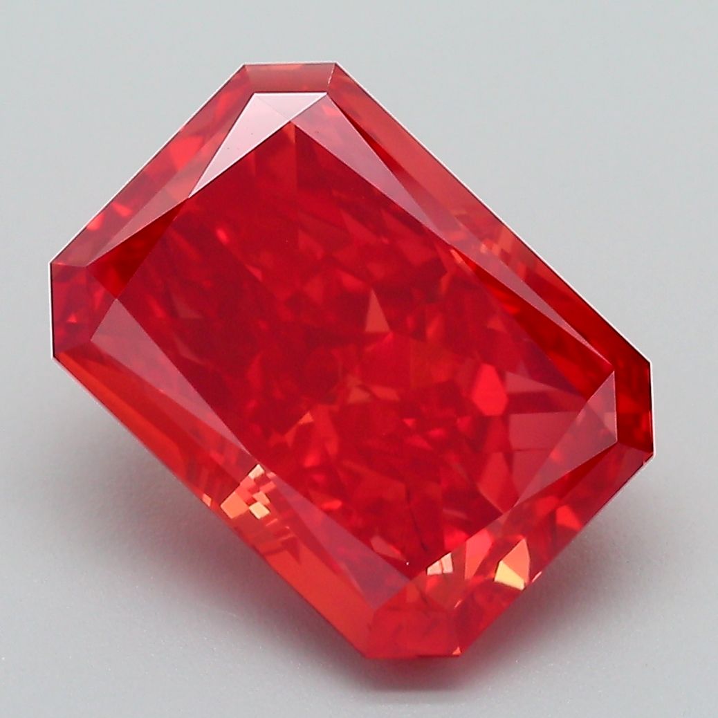 5.08 Carat Radiant Cut Fancy Red
