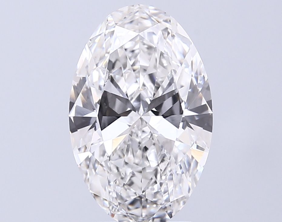 3.50 Carat F-VS1 Oval Lab Diamond
