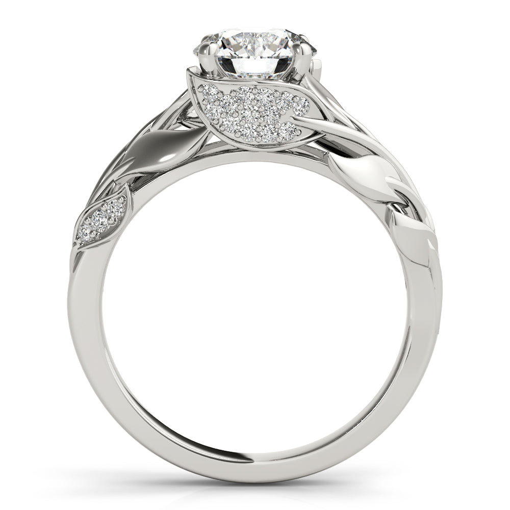 Meadow Round Lab Grown Diamond Solitaire Engagement Ring IGI Certified