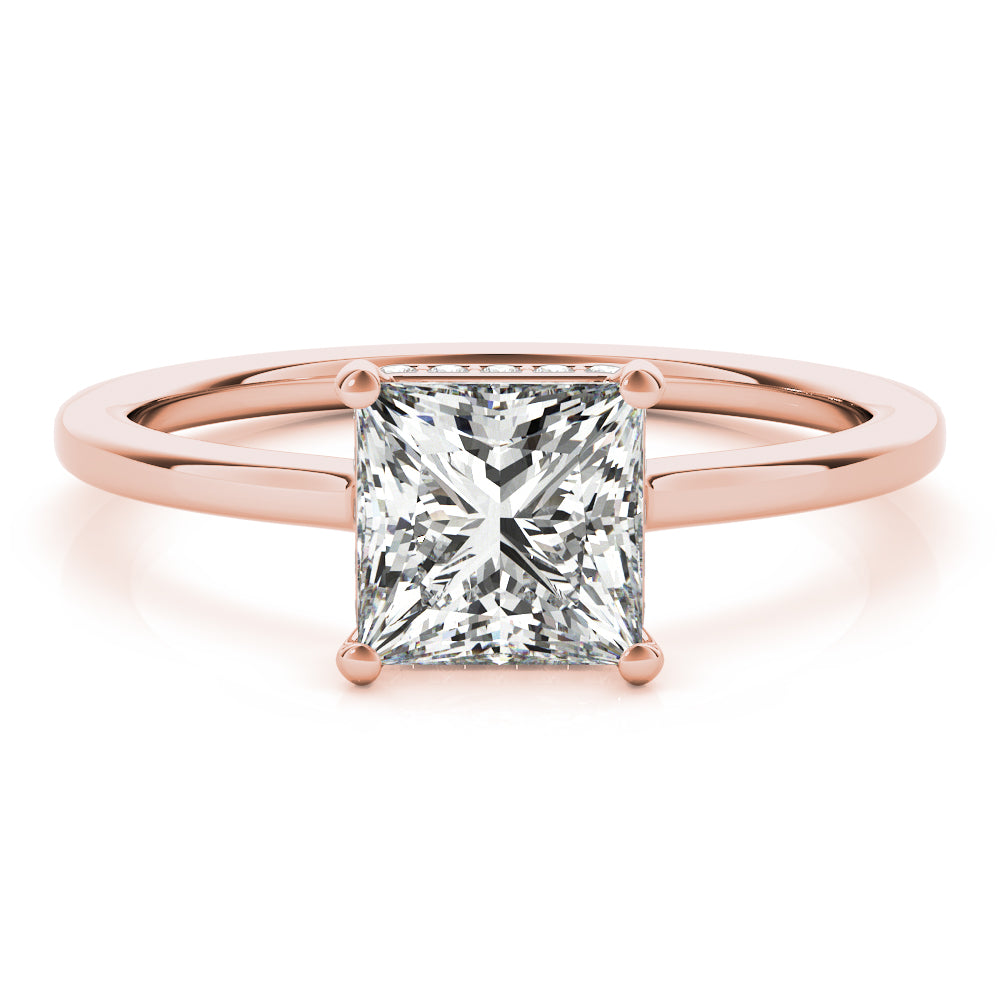 Aimee Princess Diamond Solitaire Engagement Ring