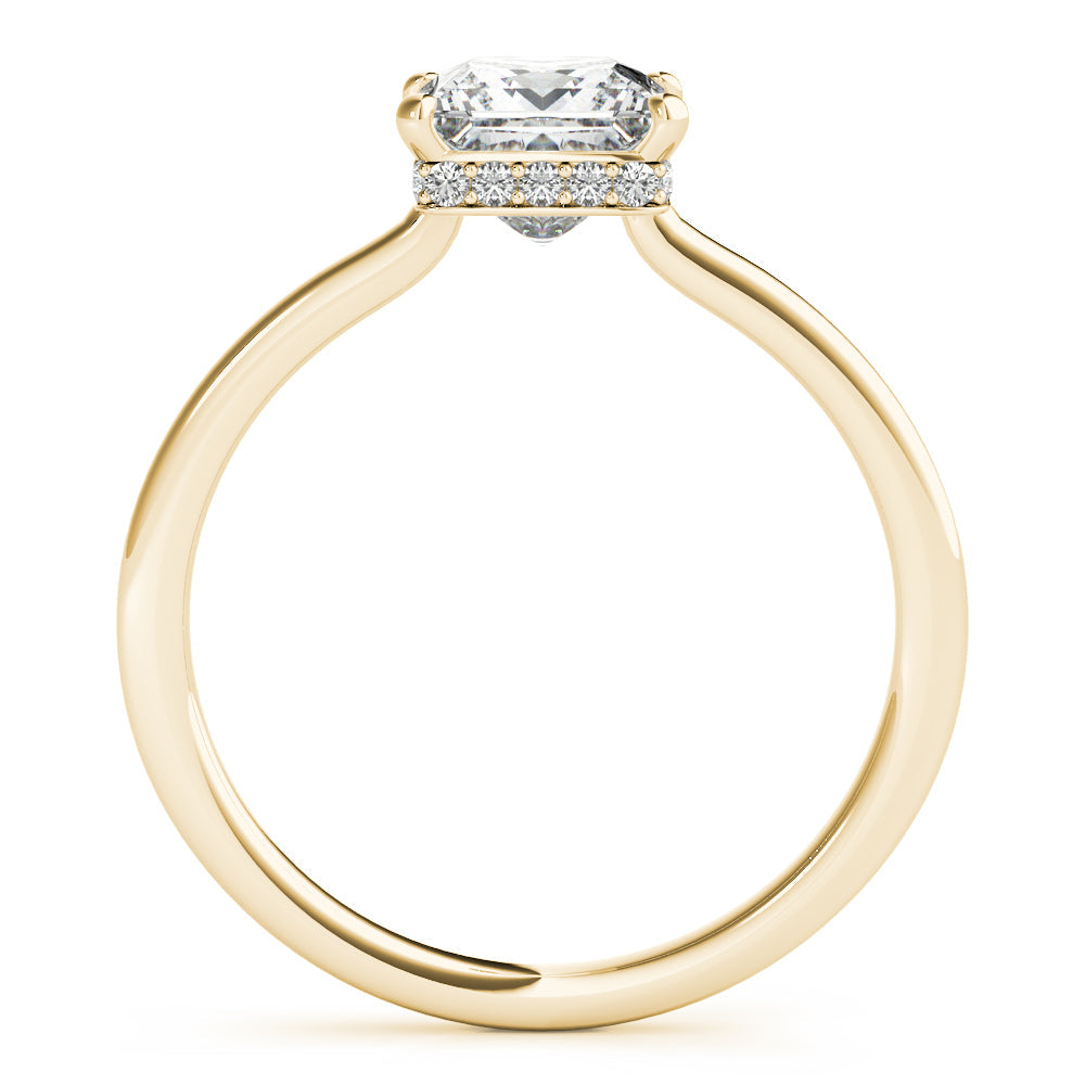 Aimee Princess Lab Grown Diamond Solitaire Engagement Ring IGI Certified-VIRABYANI