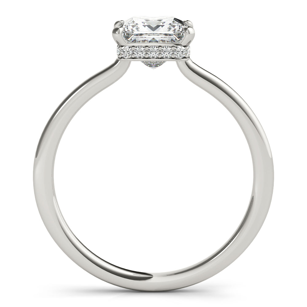 Aimee Princess Lab Grown Diamond Solitaire Engagement Ring IGI Certified-VIRABYANI