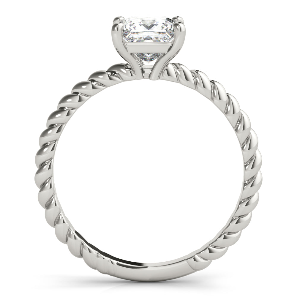 Eleanor Princess Lab Grown Diamond Solitaire Engagement Ring IGI Certified