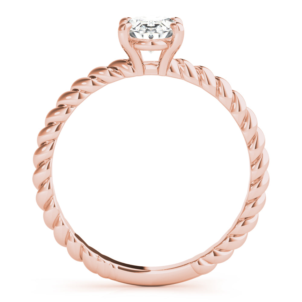 Eleanor Oval Diamond Solitaire Engagement Ring-VIRABYANI