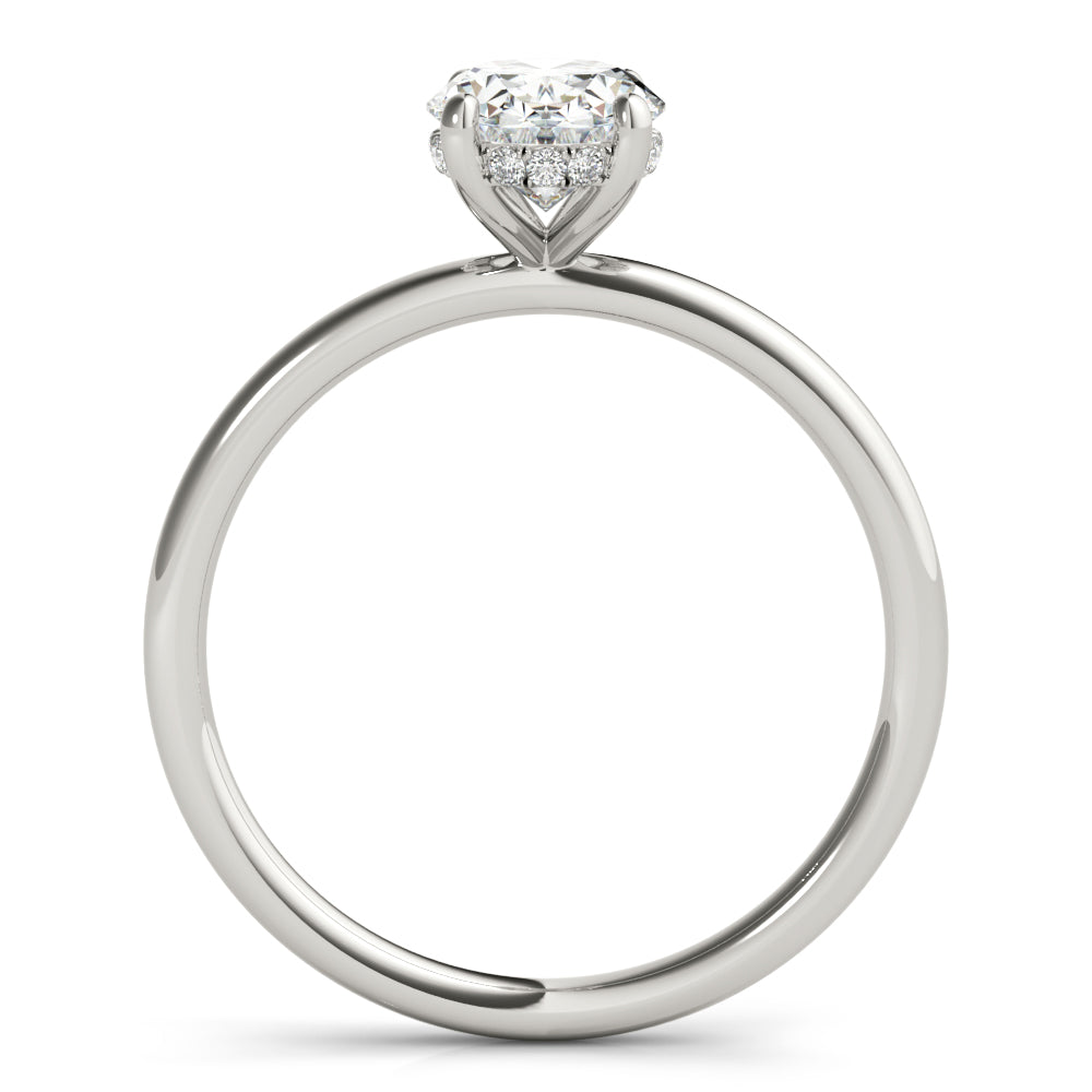 Madilyn Oval Diamond Solitaire Engagement Ring