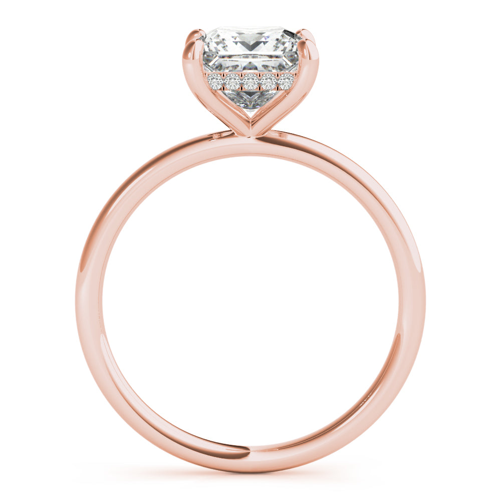 Madilyn Princess Diamond Solitaire Engagement Ring-VIRABYANI