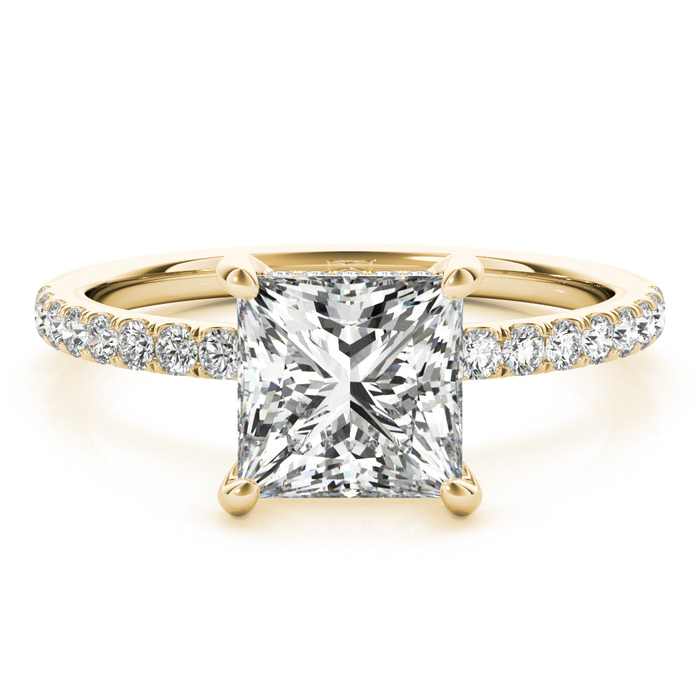 Noa Princess Diamond Solitaire Engagement Ring
