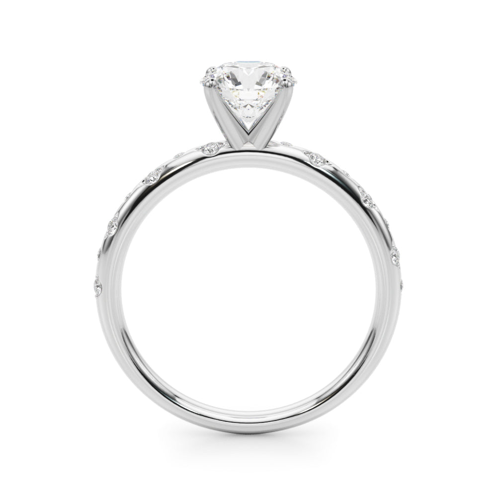 Blair Round Lab Grown Diamond Solitaire Engagement Ring IGI Certified