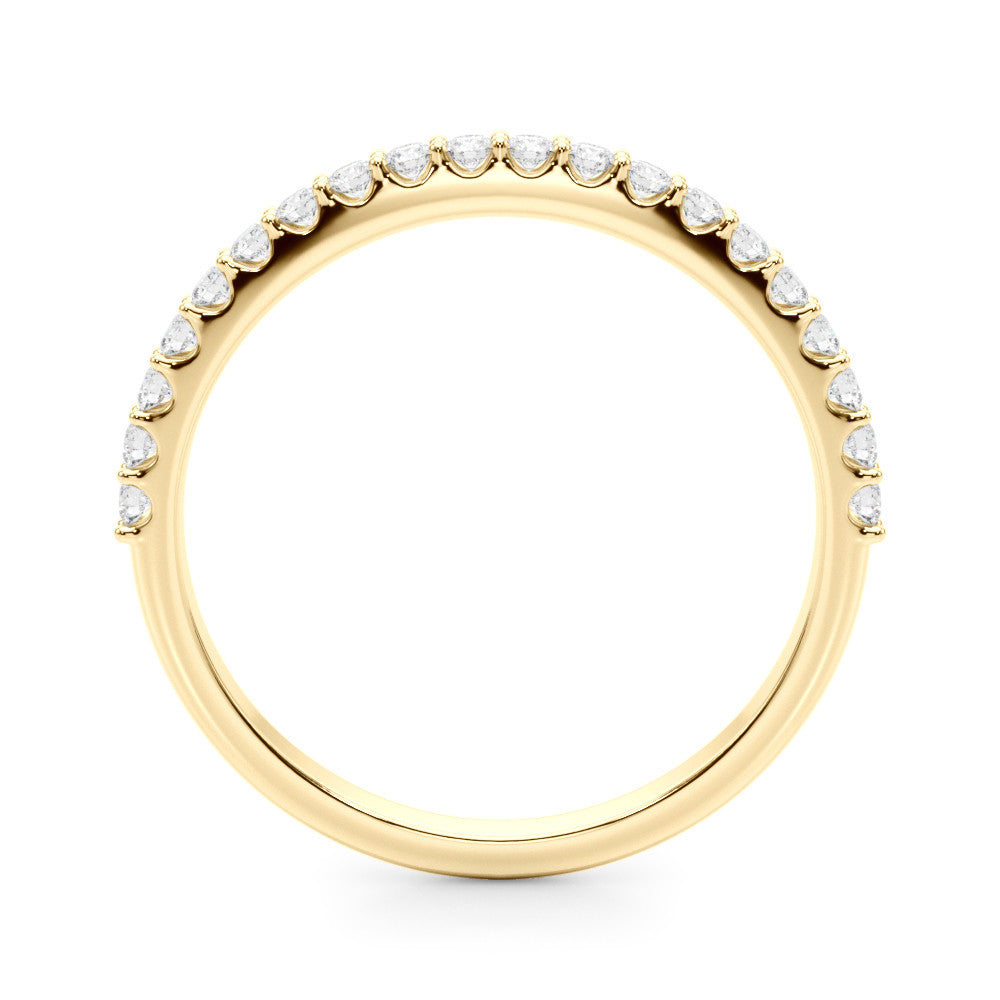 Classic Half Way Round Diamond Wedding Ring-VIRABYANI