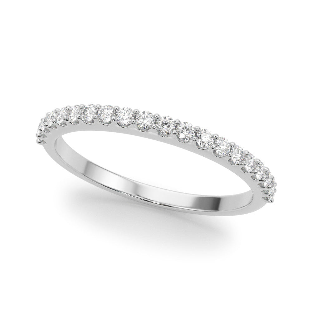 Classic Half Way Round Diamond Wedding Ring-VIRABYANI