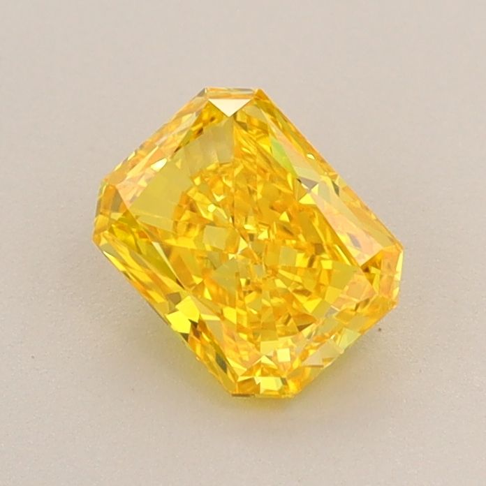0.67 Carat Radiant Cut Fancy Yellow