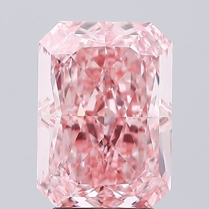 3.27 Carat Radiant Cut Fancy Pink