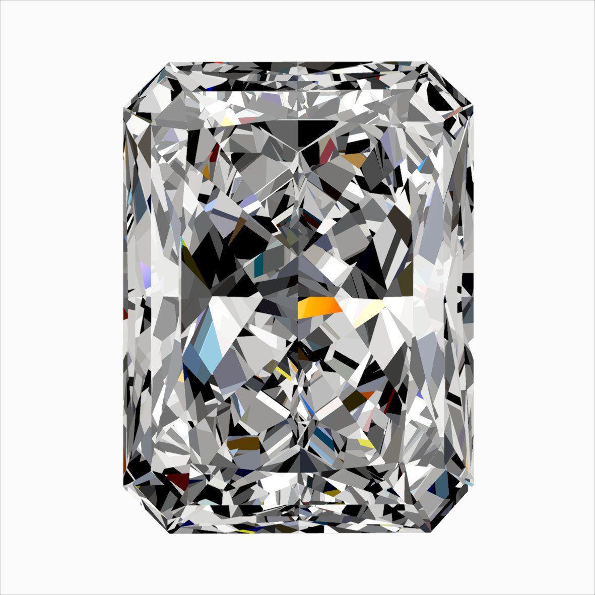 0.31 Carat G-VVS1 Radiant Cut Diamond