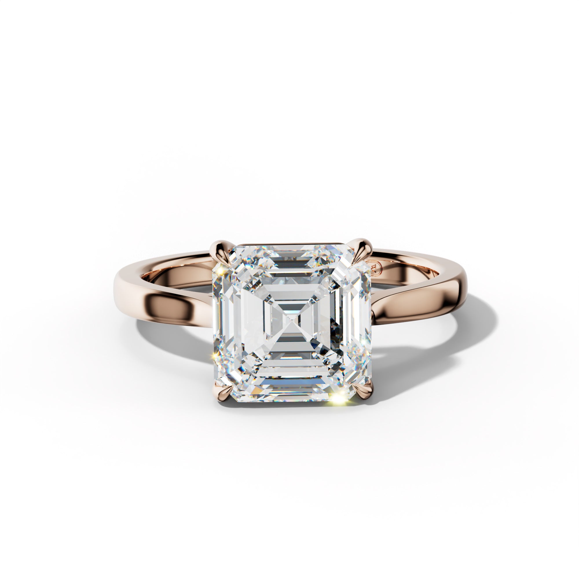 Freya Asscher Diamond Engagement Ring