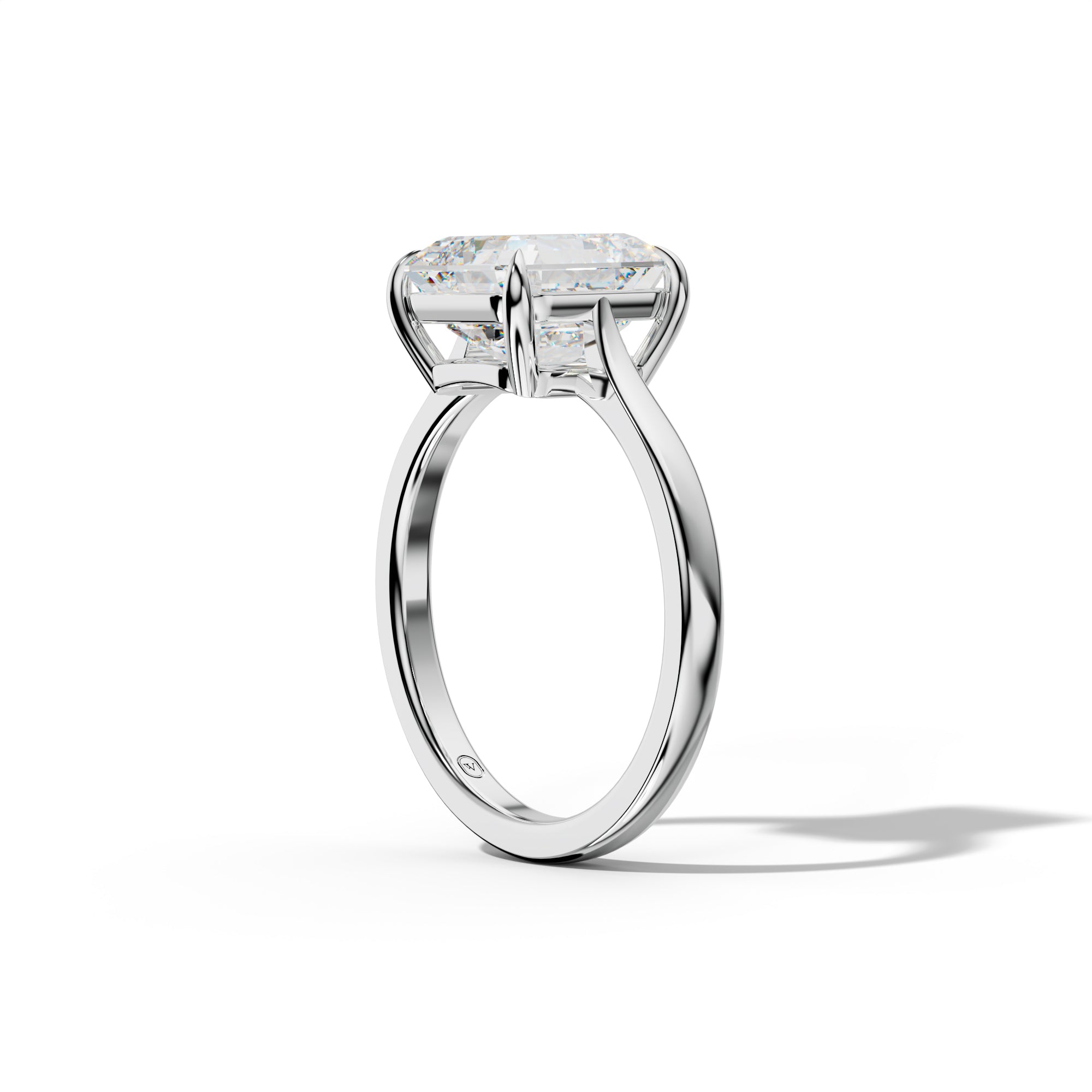 Freya Asscher Diamond Engagement Ring