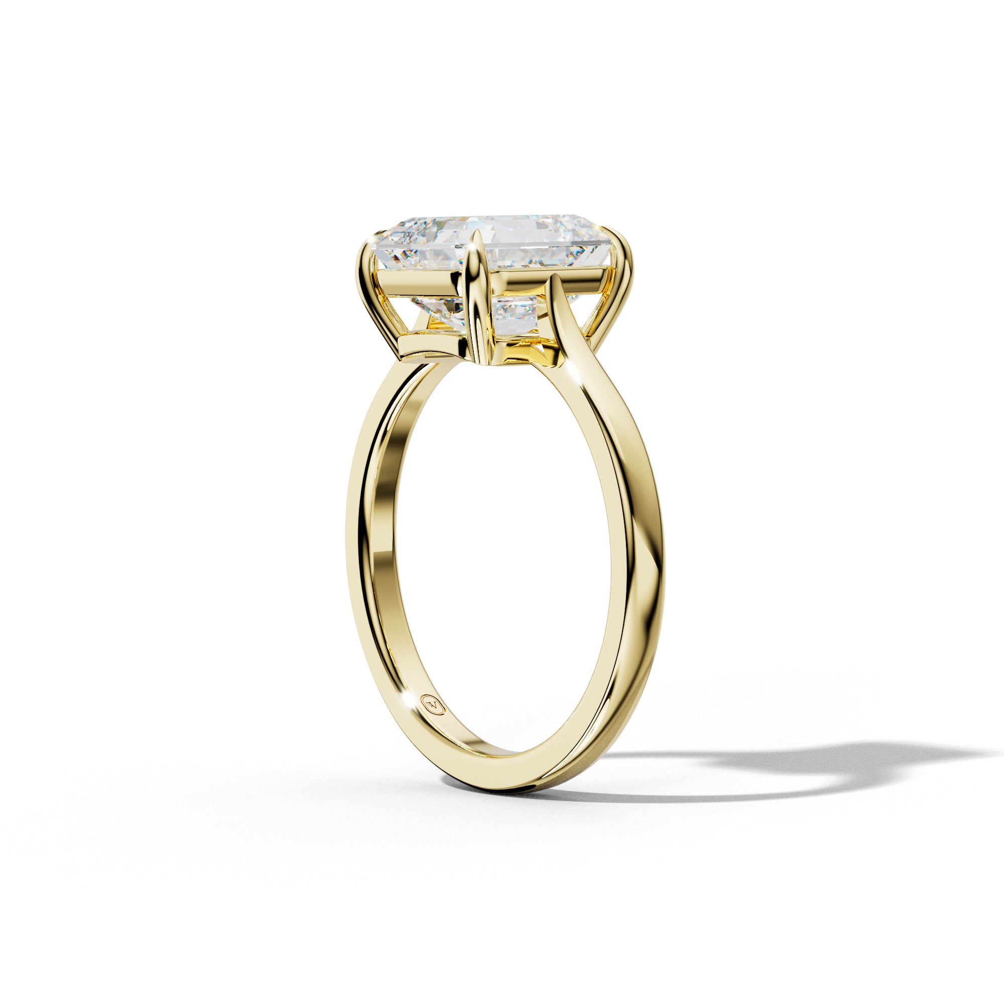 Freya Asscher Diamond Engagement Ring