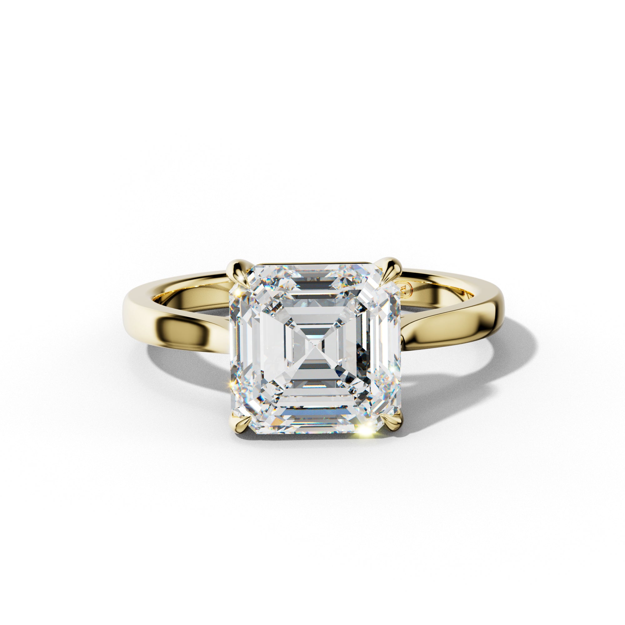Freya Asscher Diamond Engagement Ring