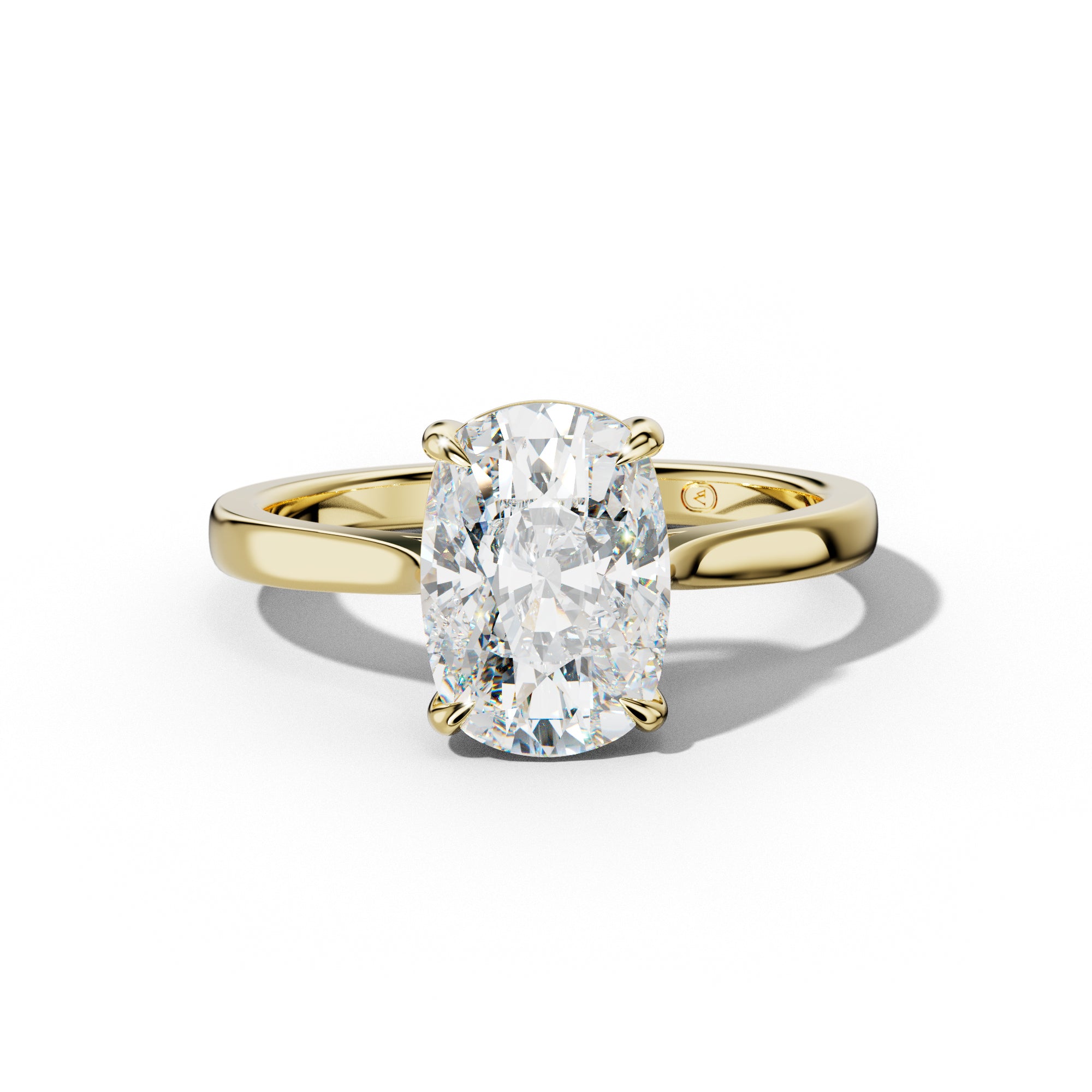 Freya Elongated Cushion Diamond Engagement Ring