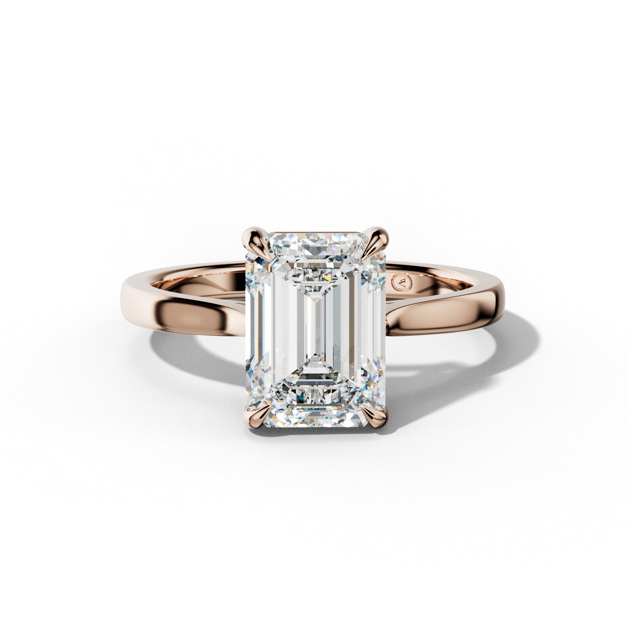 Freya Emerald Cut  Engagement Ring