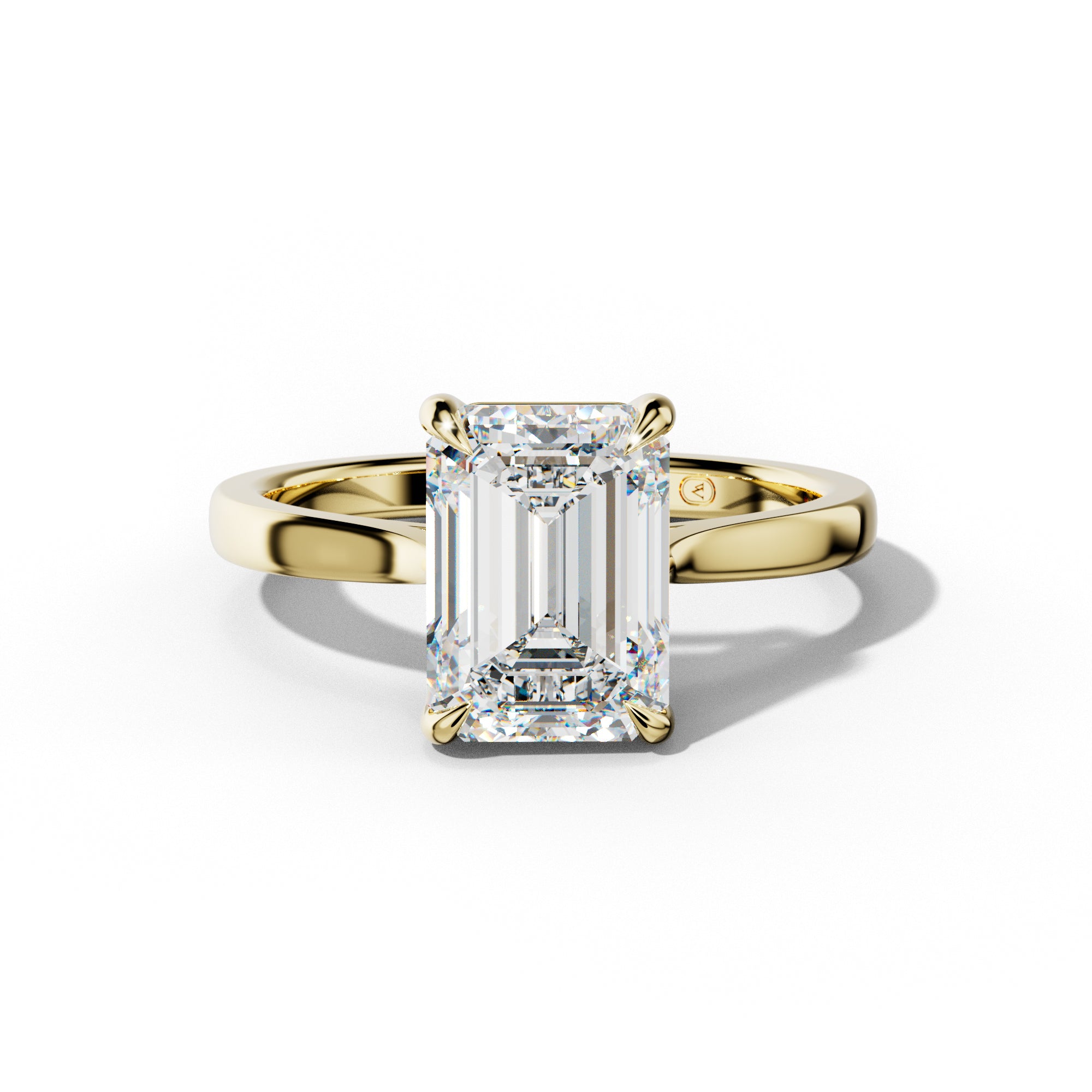 Freya Emerald Cut  Engagement Ring