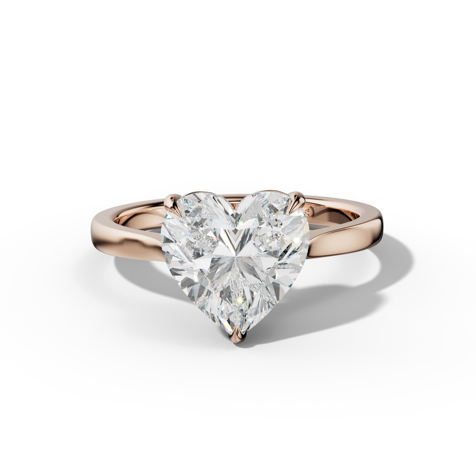 Freya Heart Diamond Engagement Ring