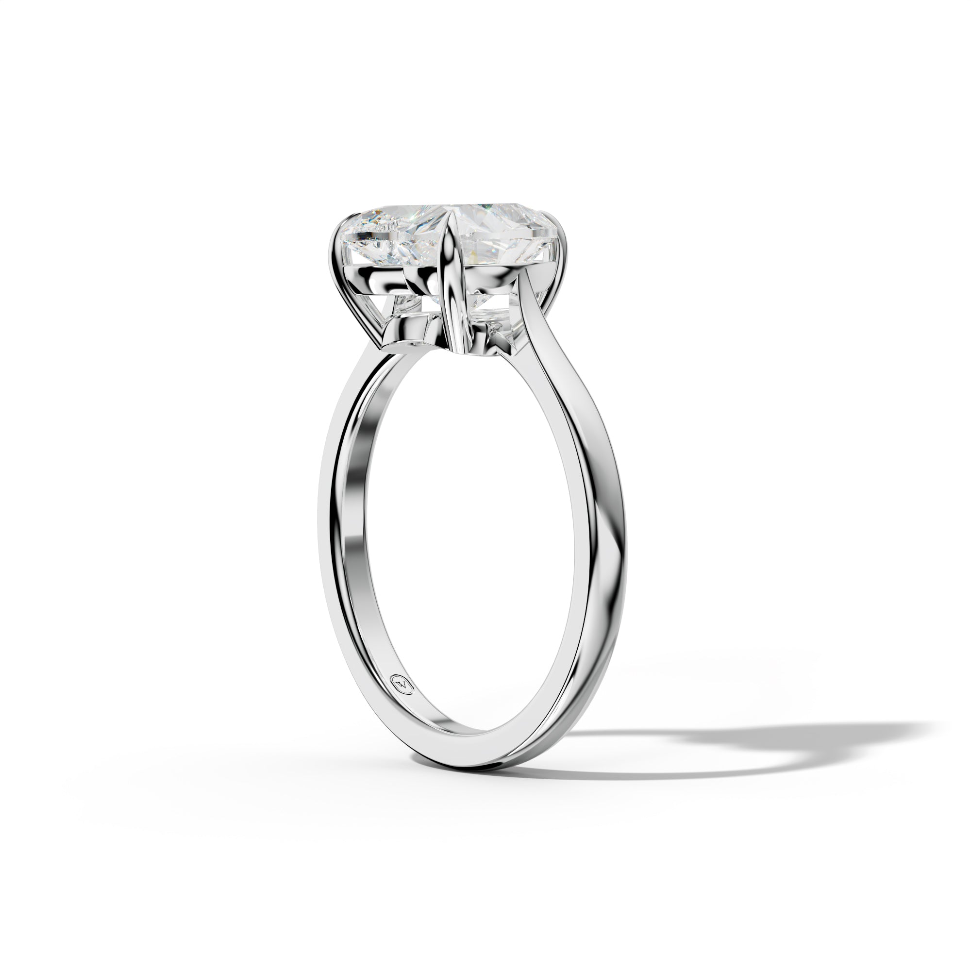 Freya Heart Diamond Engagement Ring
