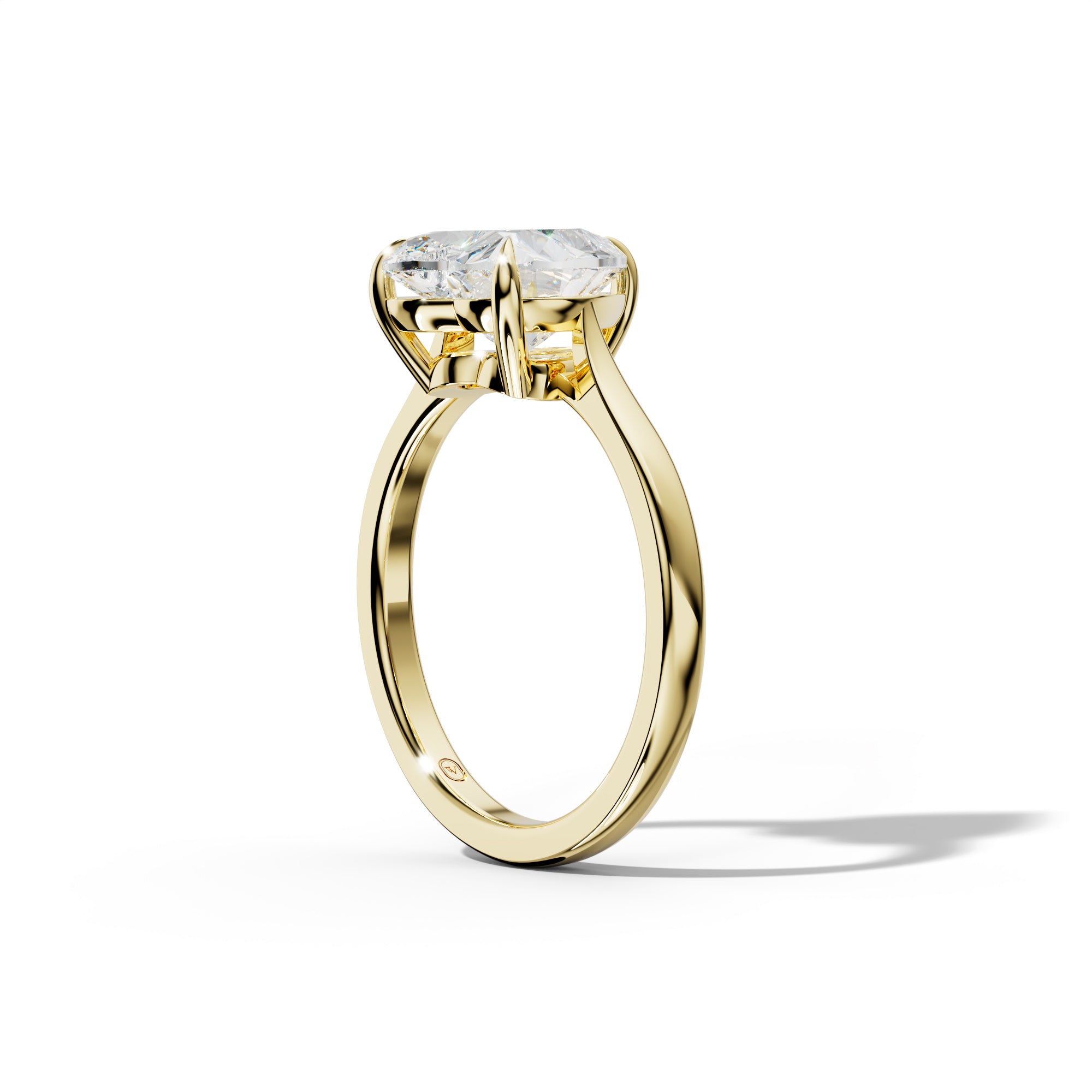 Freya Heart Diamond Engagement Ring