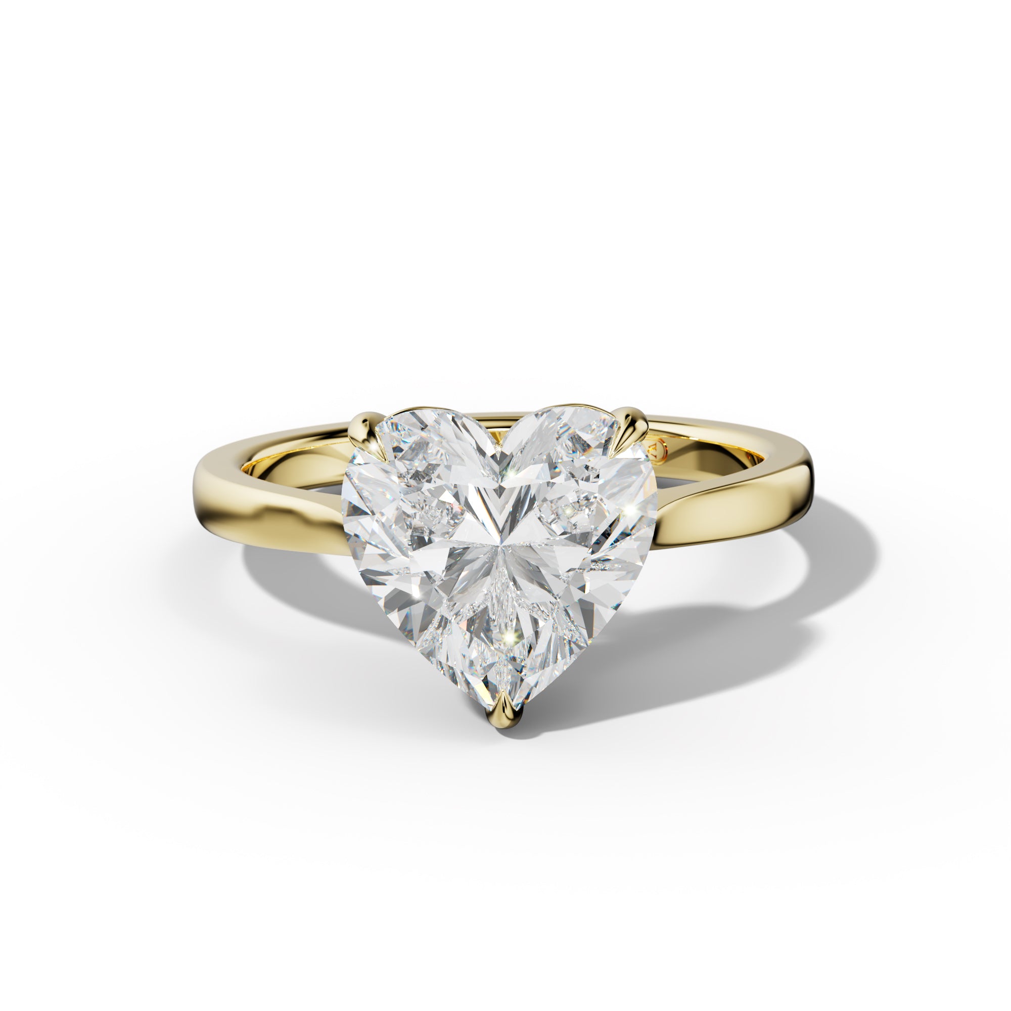 Freya Heart Diamond Engagement Ring