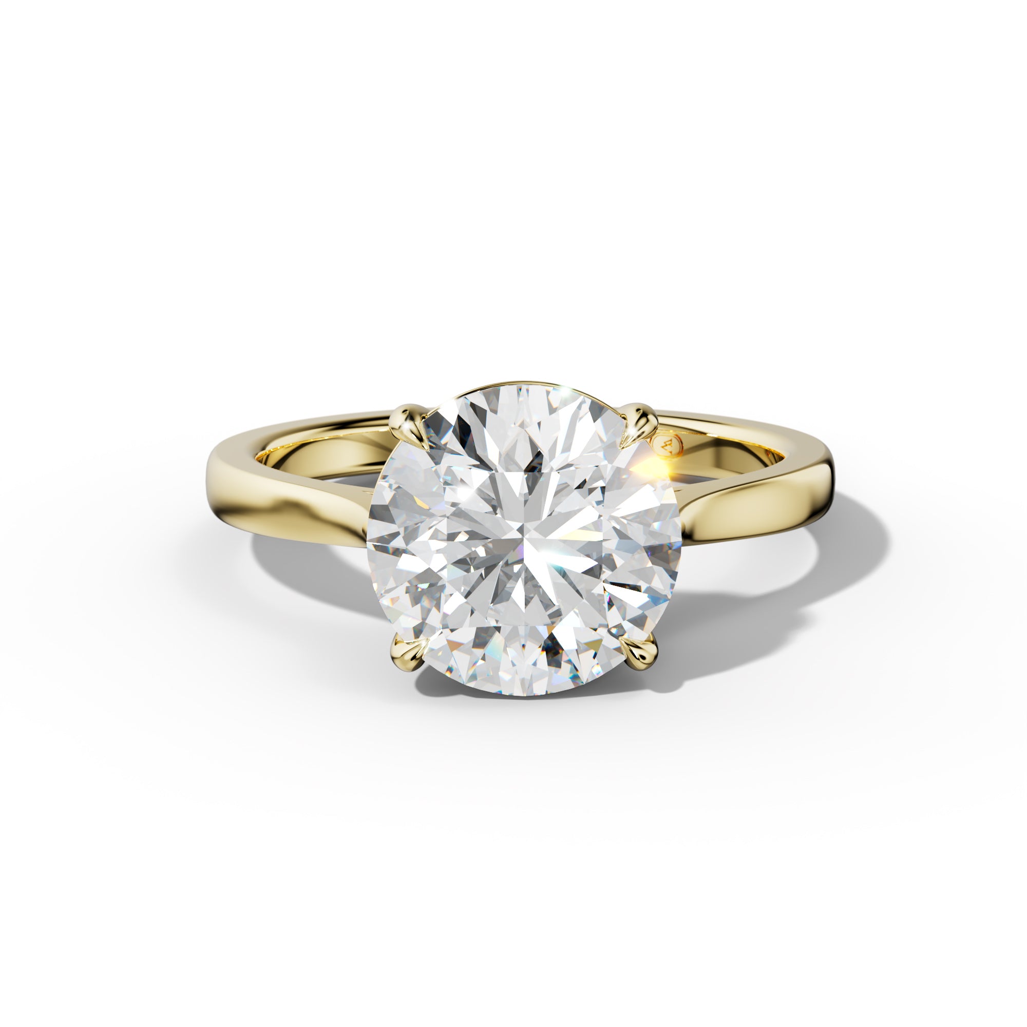Freya Round Diamond Engagement Ring