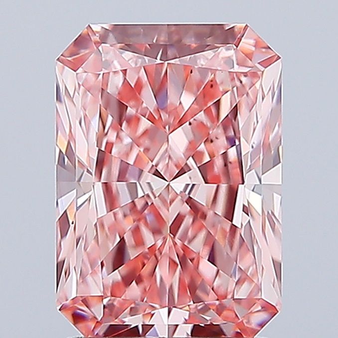 2.51 Carat Radiant Cut Fancy Pink