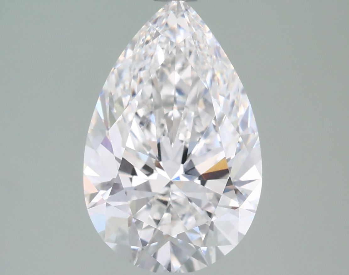2.52 Carat F-VVS2 Pear Lab Diamond