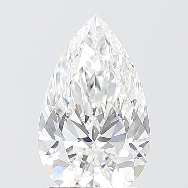 2.09 Carat E-VVS2 Pear Lab Diamond