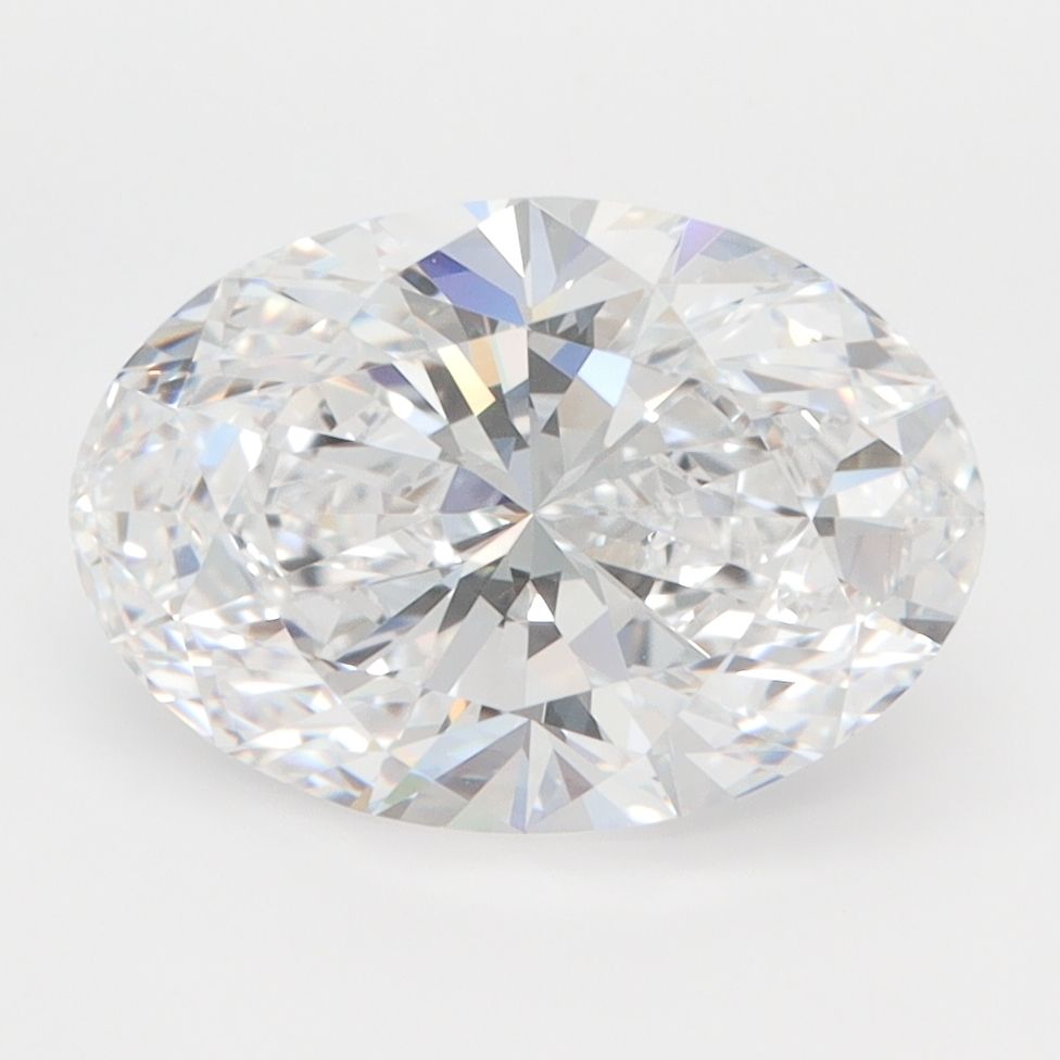 3.00 Carat D-IF Oval Lab Diamond