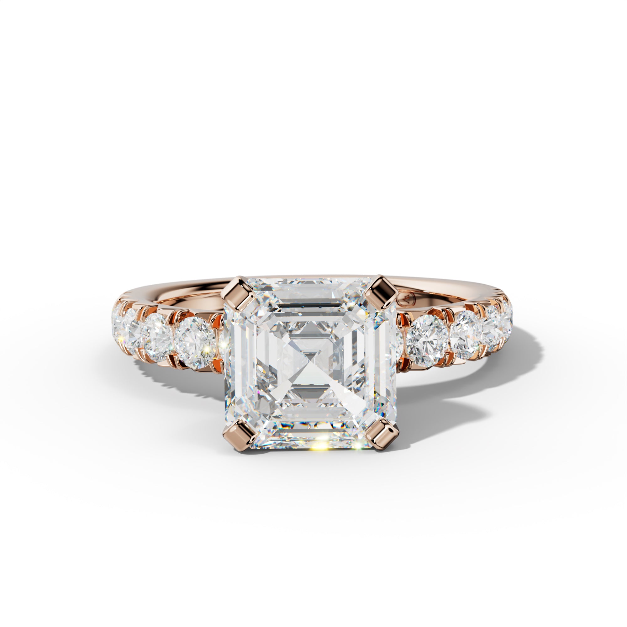 Kira Asscher Diamond  Engagement Ring