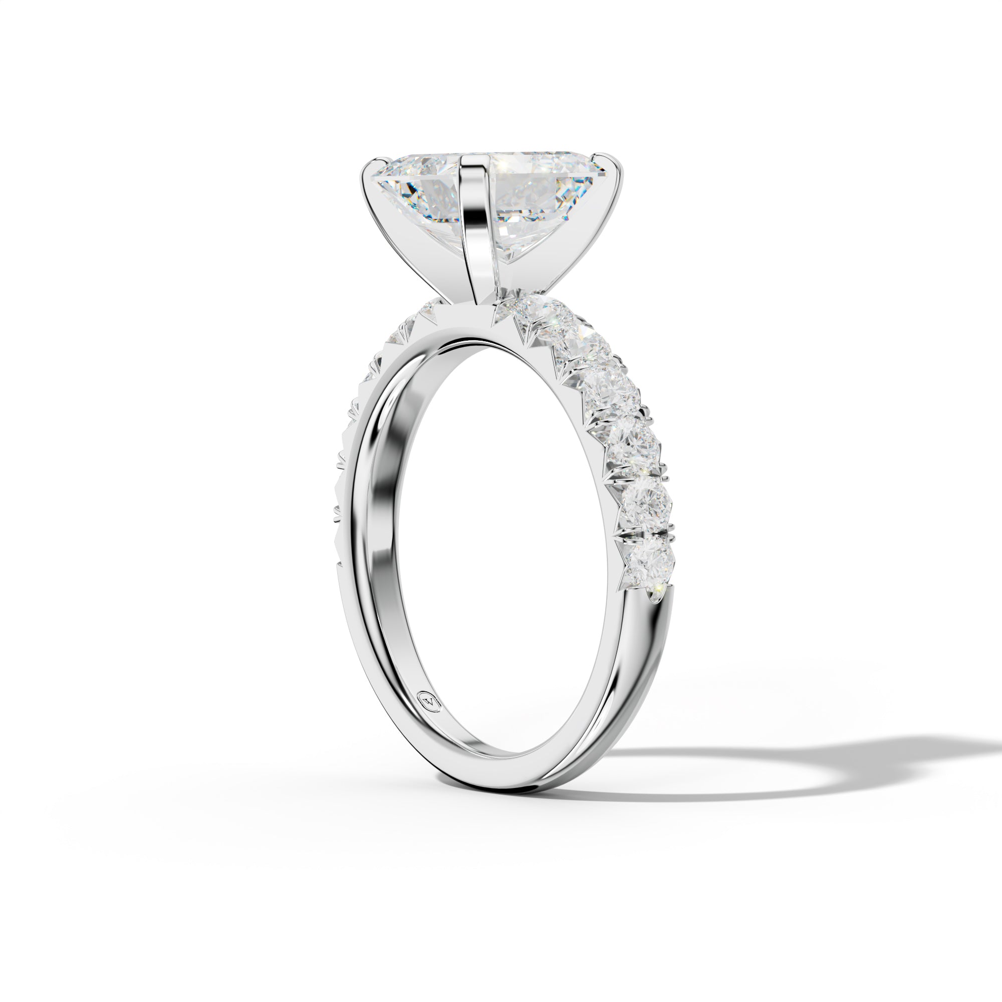 Kira Asscher Diamond  Engagement Ring