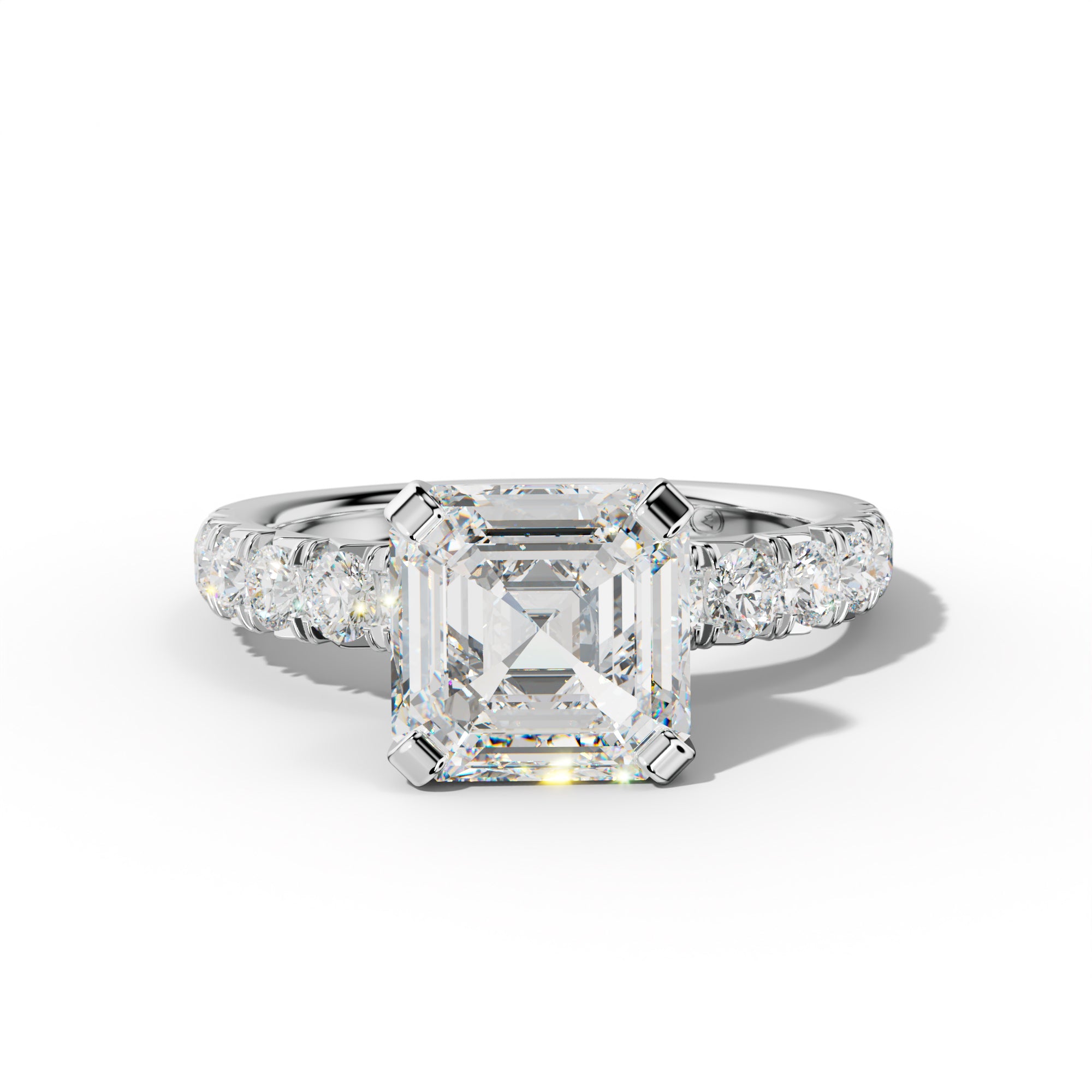 Kira Asscher Diamond  Engagement Ring