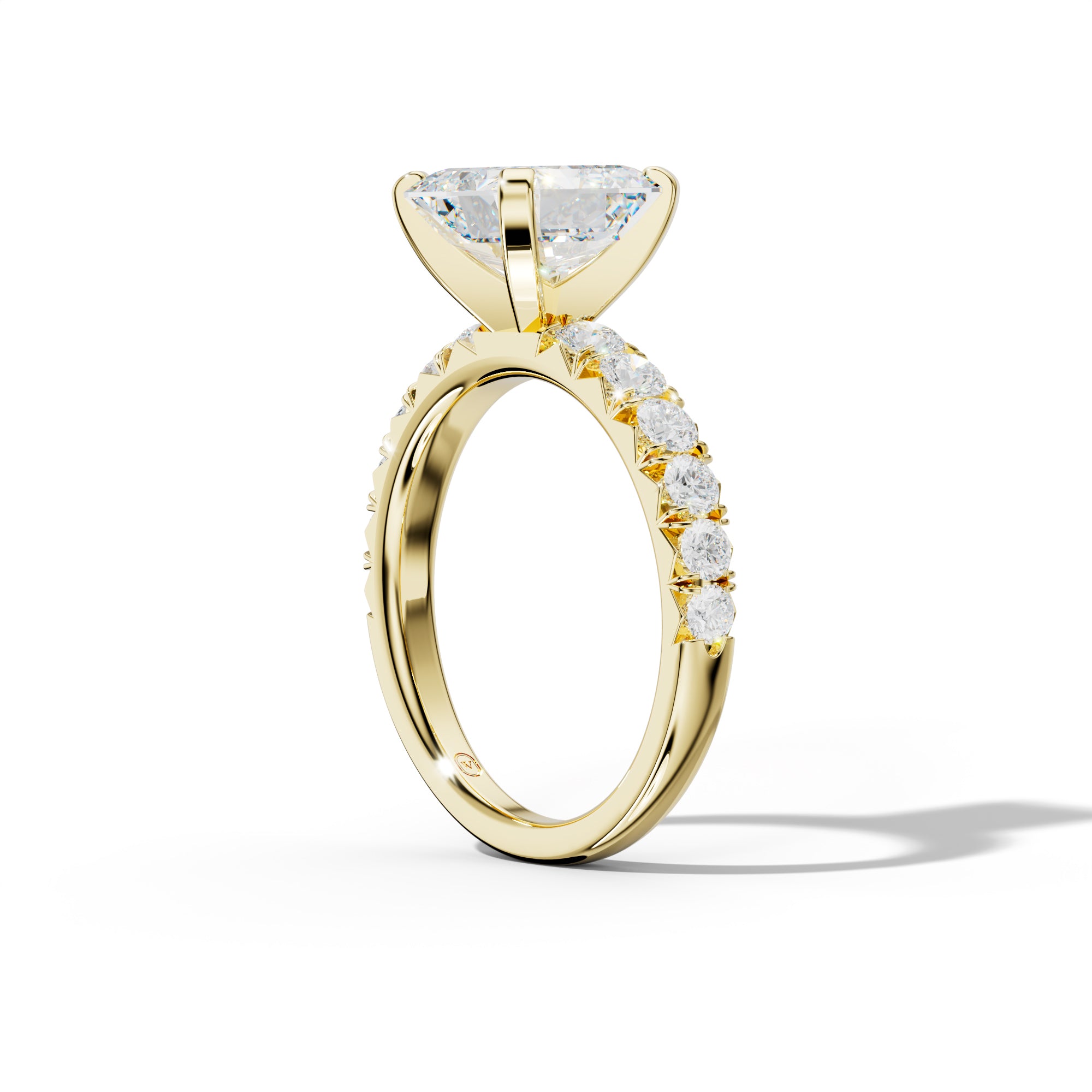 Kira Asscher Diamond  Engagement Ring