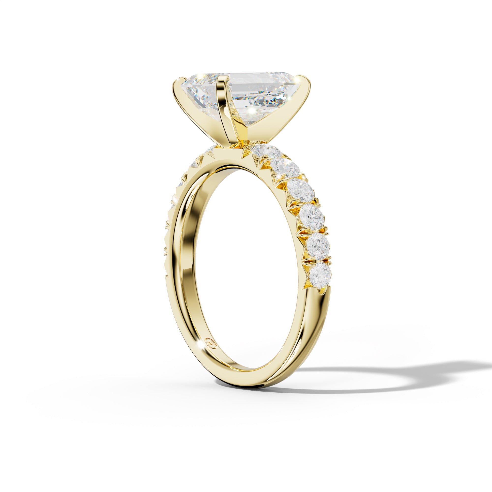 Kira Emerald Cut Engagement Ring