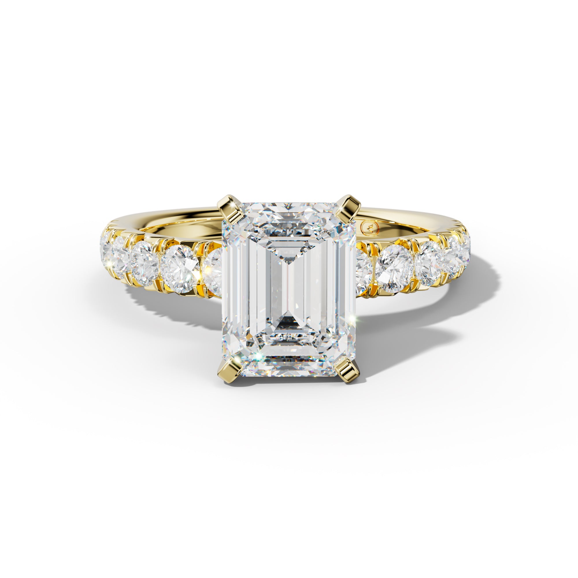 Kira Emerald Cut Engagement Ring